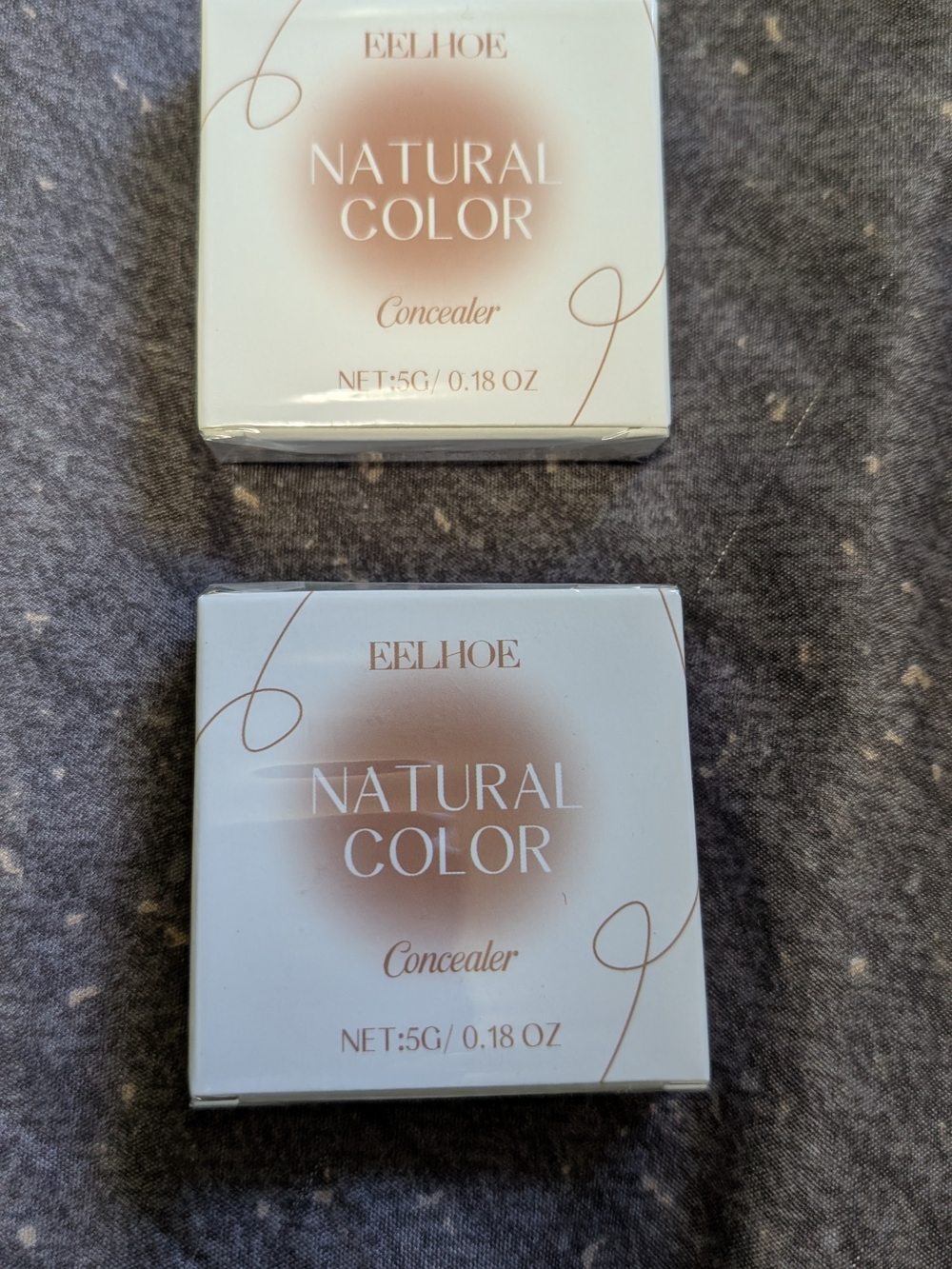 Two Packages Of EELHOE Natural Color Concealer - Cream Shade